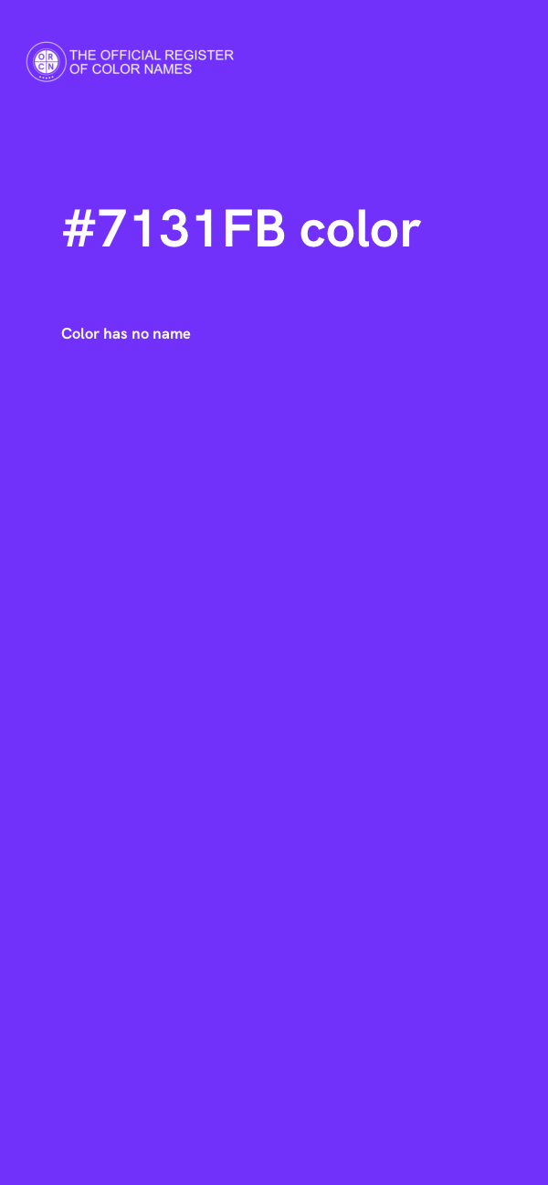 #7131FB color image