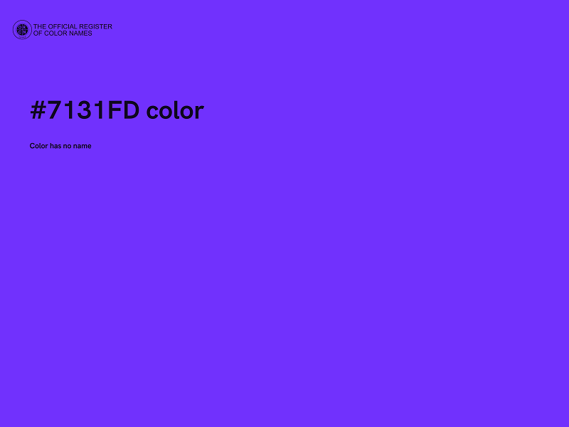 #7131FD color image