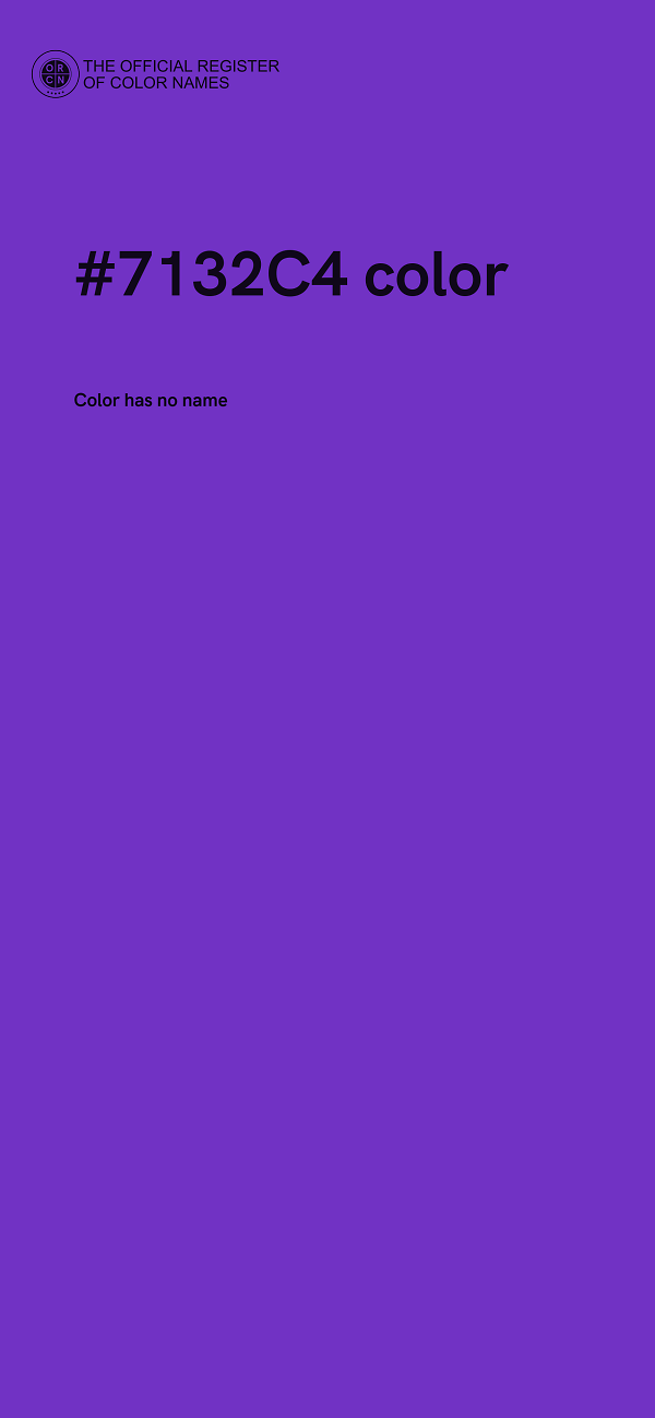 #7132C4 color image