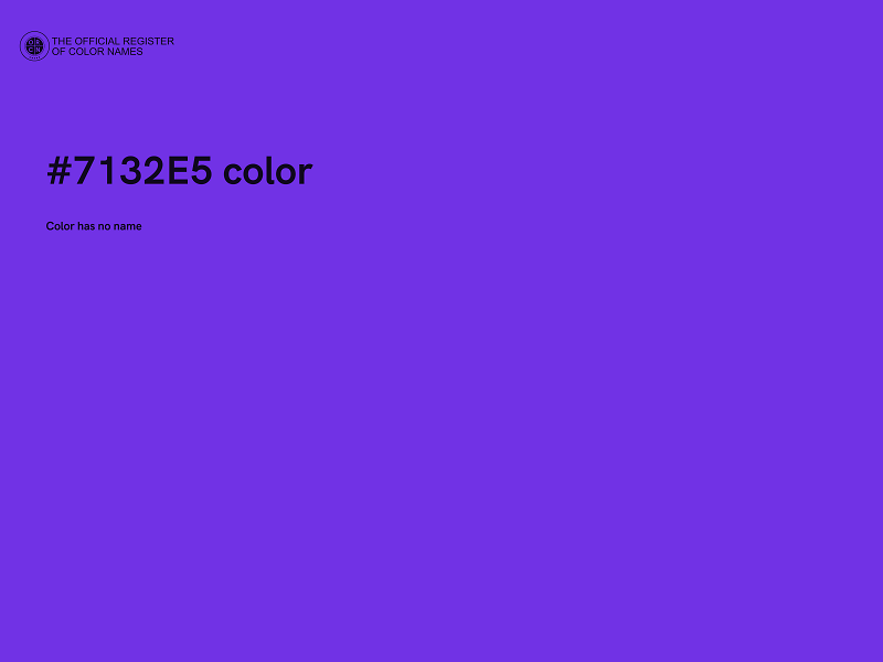 #7132E5 color image