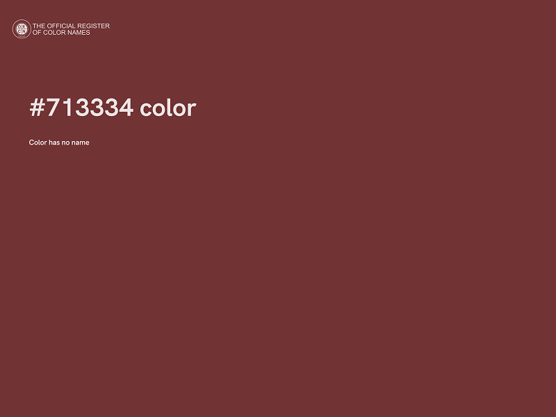 #713334 color image