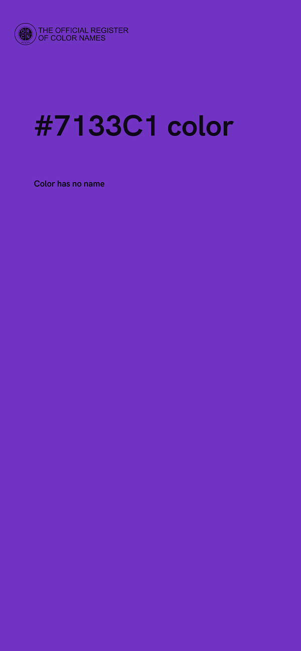 #7133C1 color image