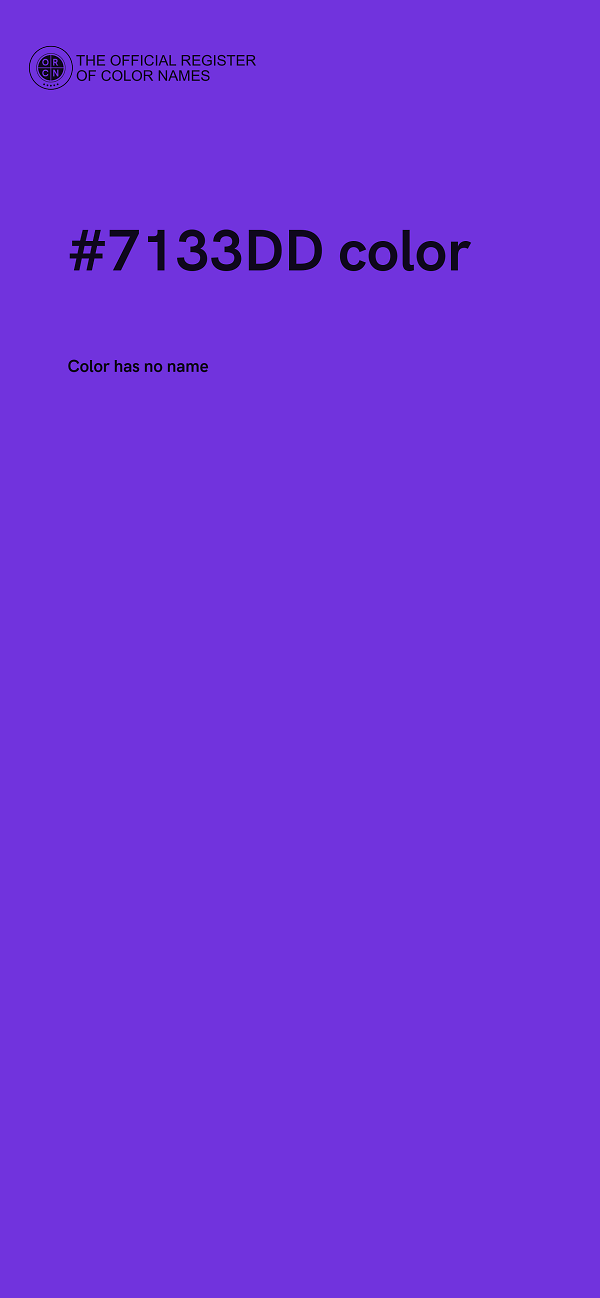 #7133DD color image