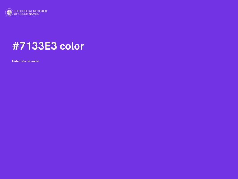 #7133E3 color image