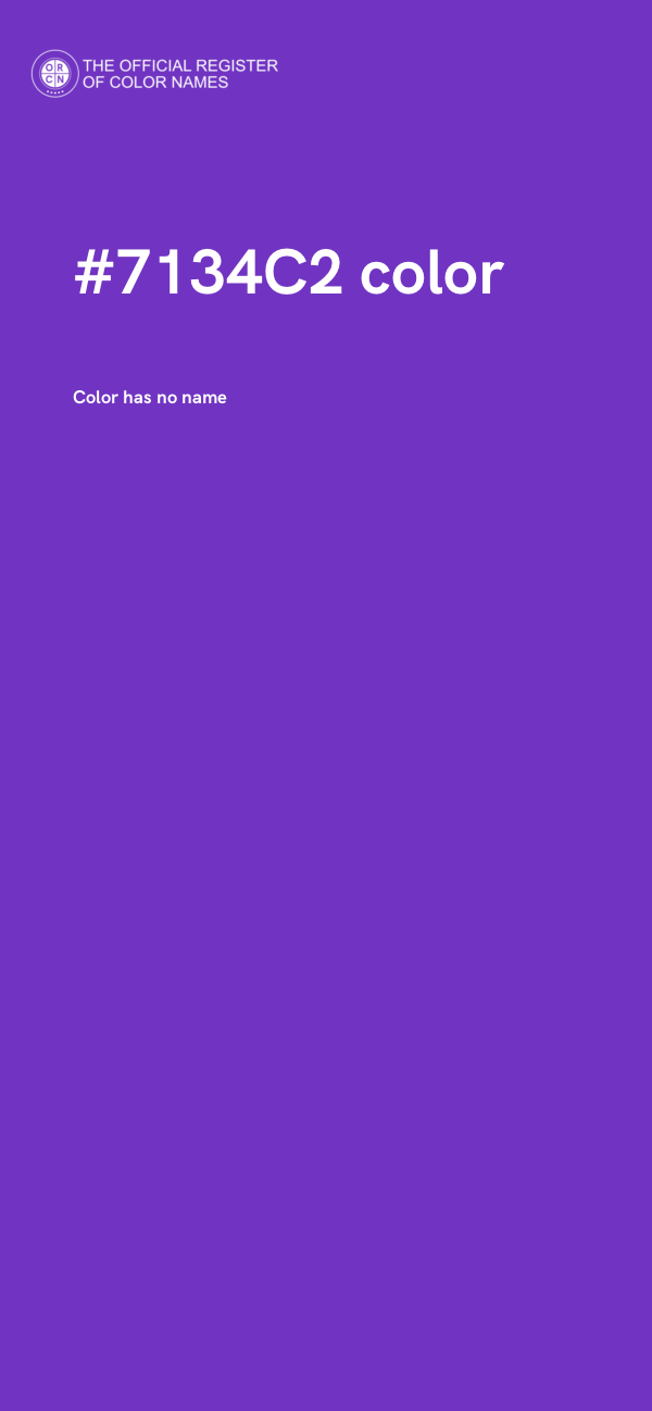 #7134C2 color image