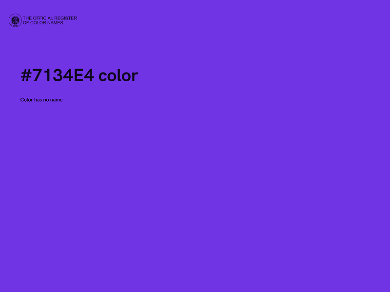 #7134E4 color image