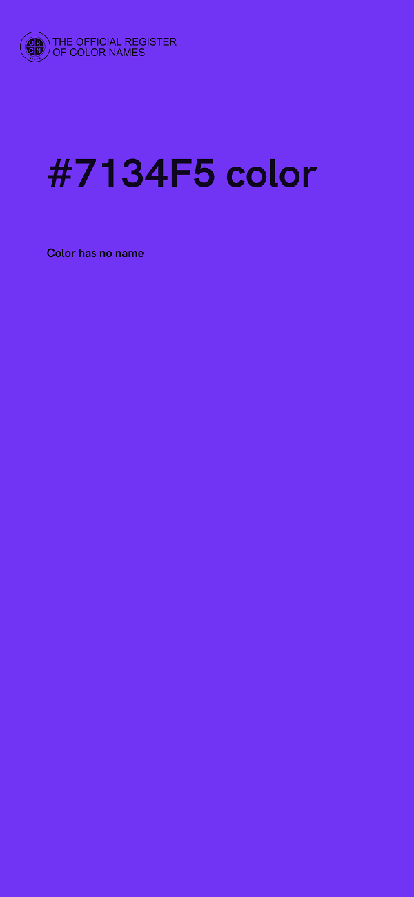 #7134F5 color image