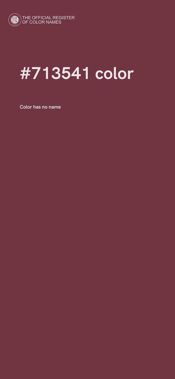 #713541 color image