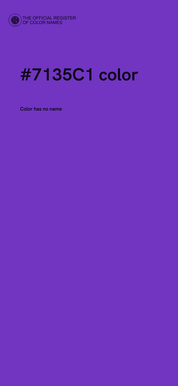 #7135C1 color image