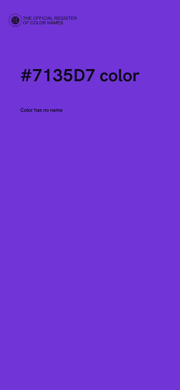 #7135D7 color image