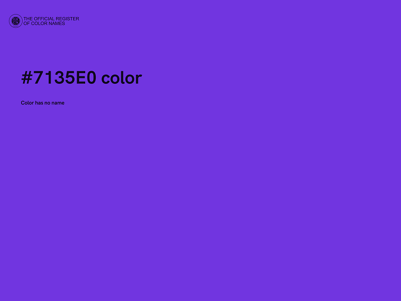 #7135E0 color image