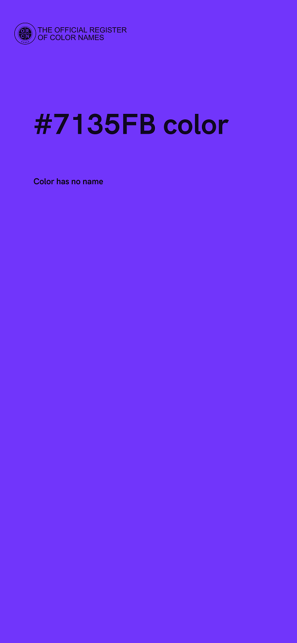 #7135FB color image