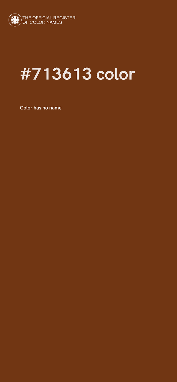 #713613 color image