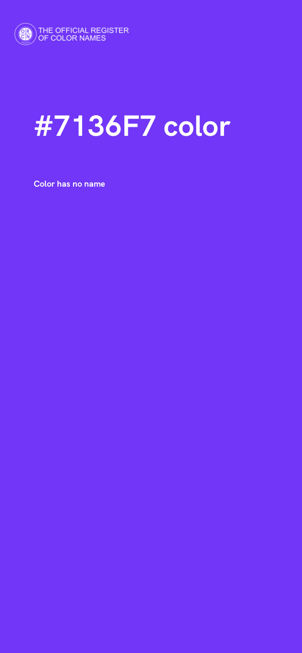 #7136F7 color image