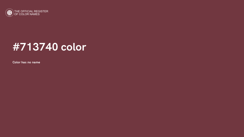 #713740 color image