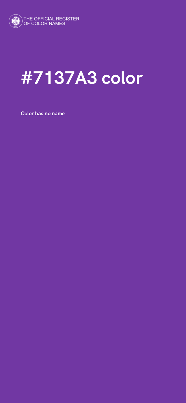 #7137A3 color image