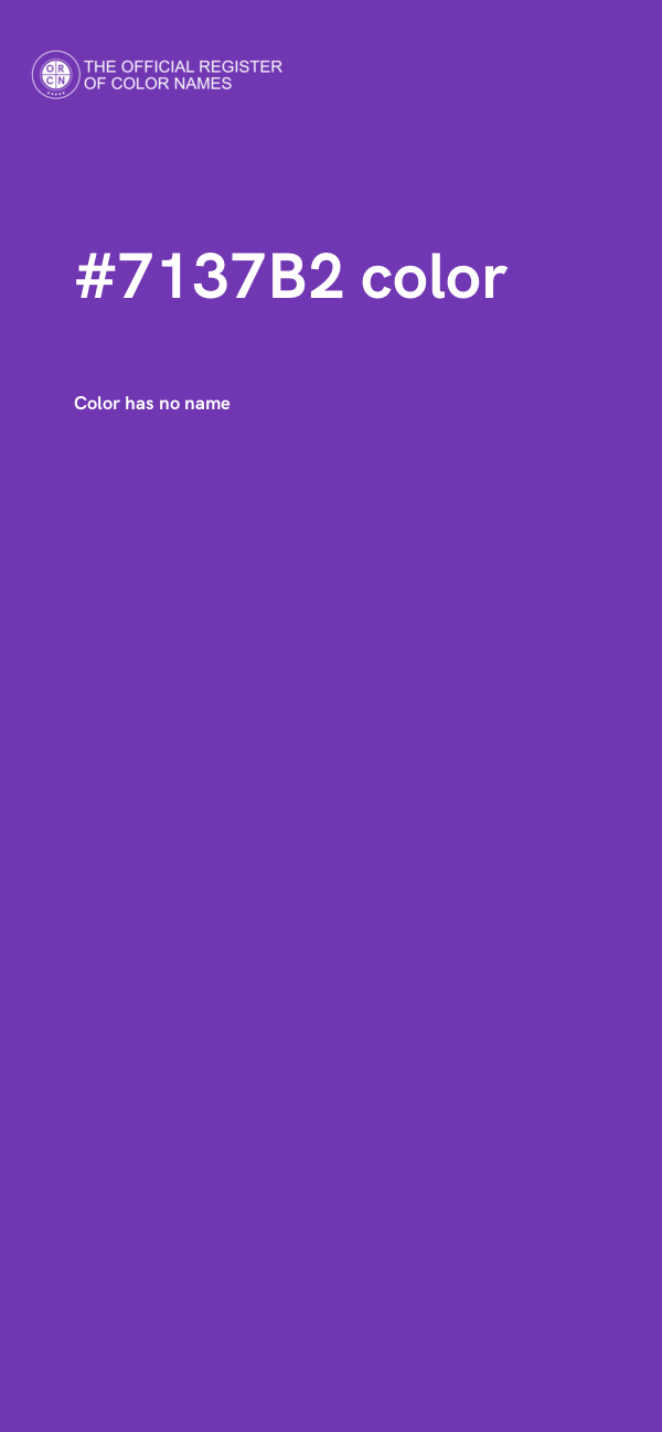 #7137B2 color image