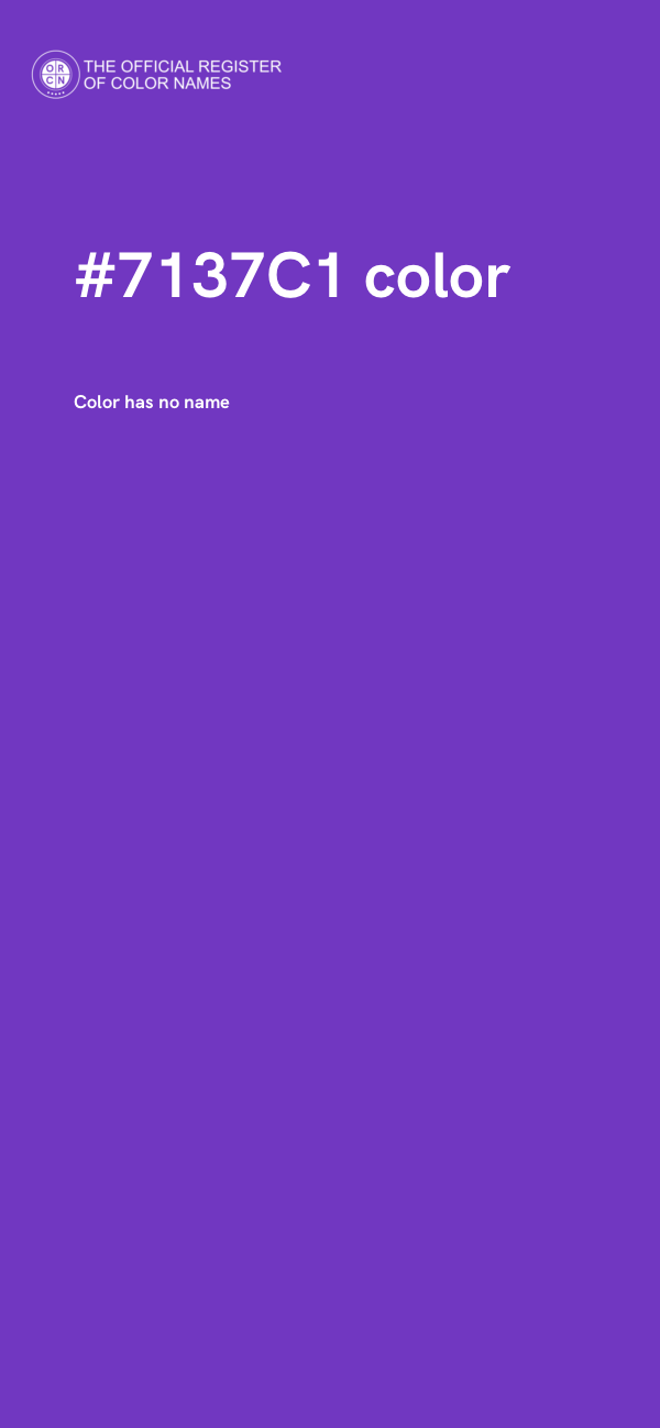 #7137C1 color image
