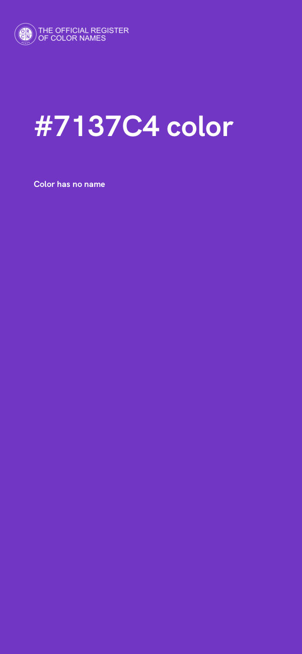 #7137C4 color image