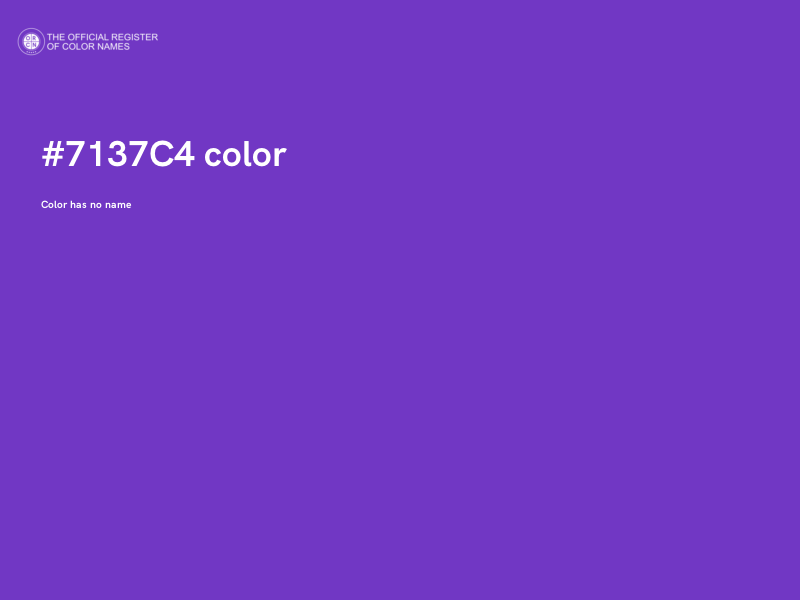 #7137C4 color image