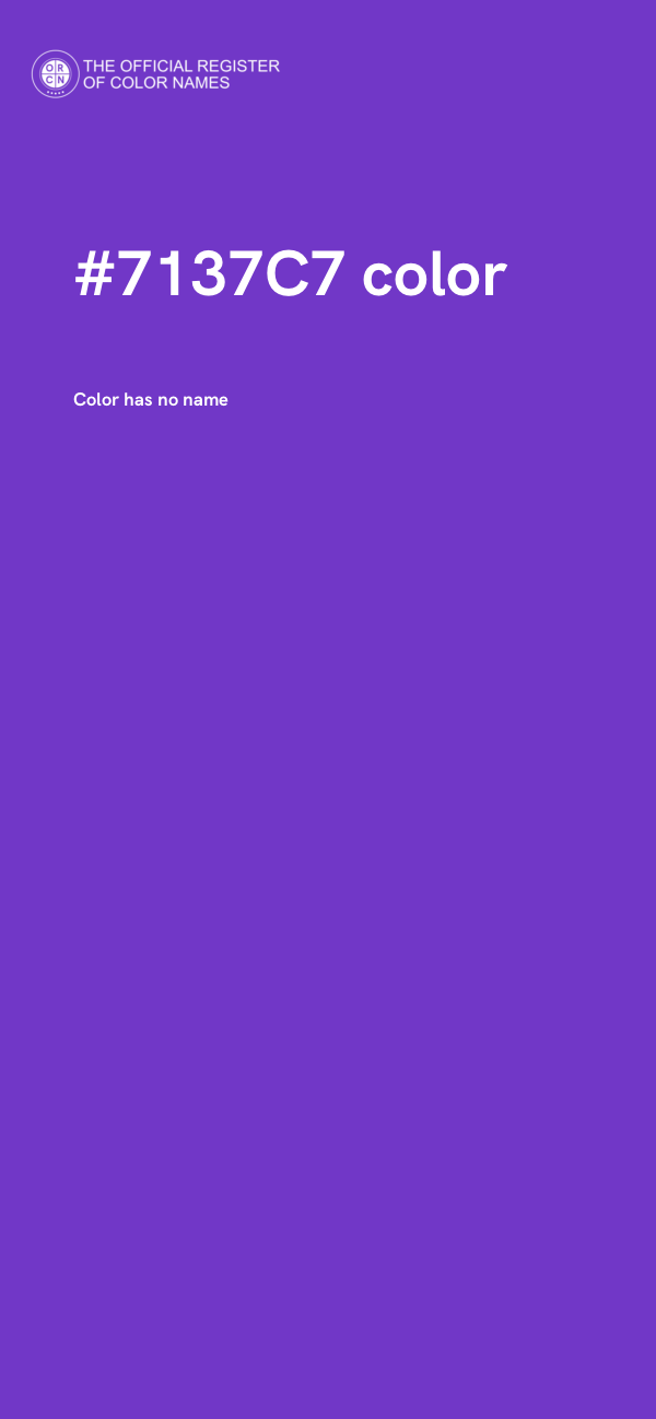 #7137C7 color image