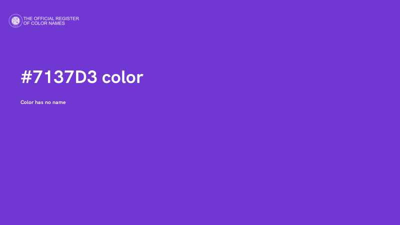 #7137D3 color image