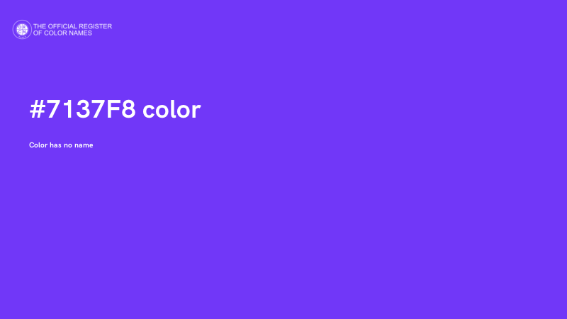 #7137F8 color image