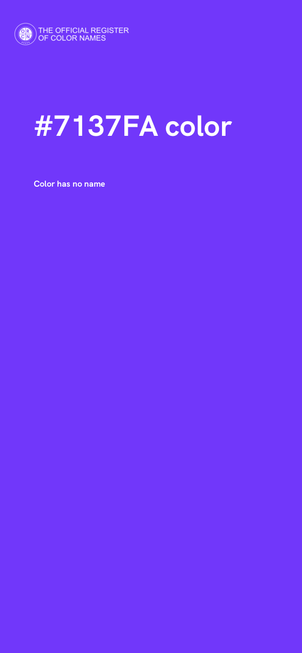 #7137FA color image