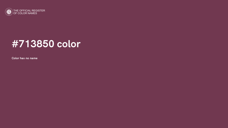 #713850 color image