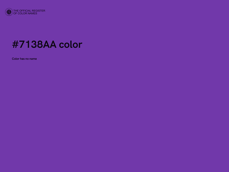 #7138AA color image