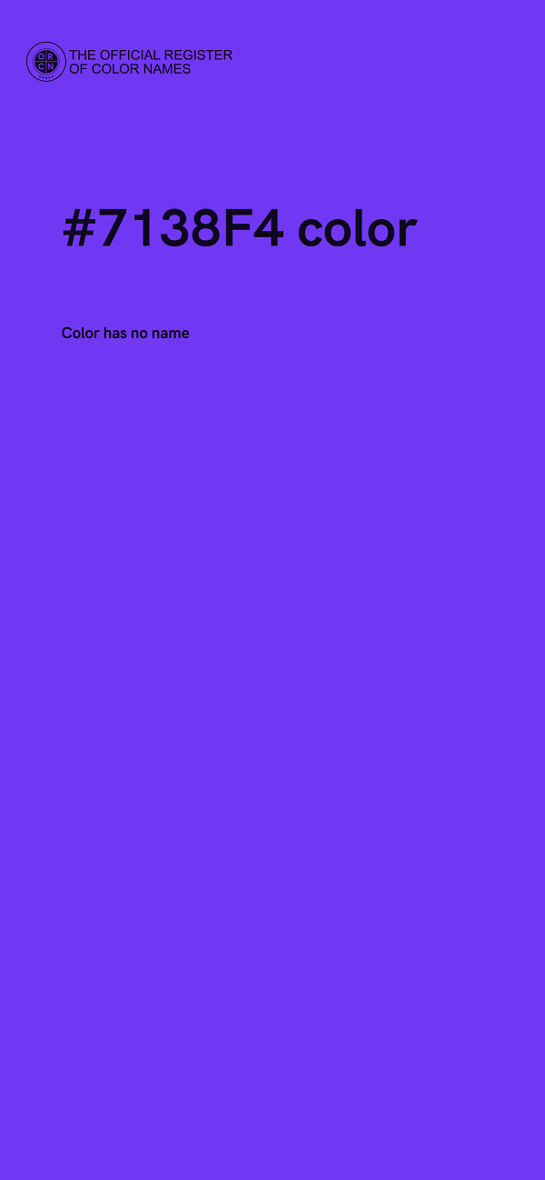 #7138F4 color image