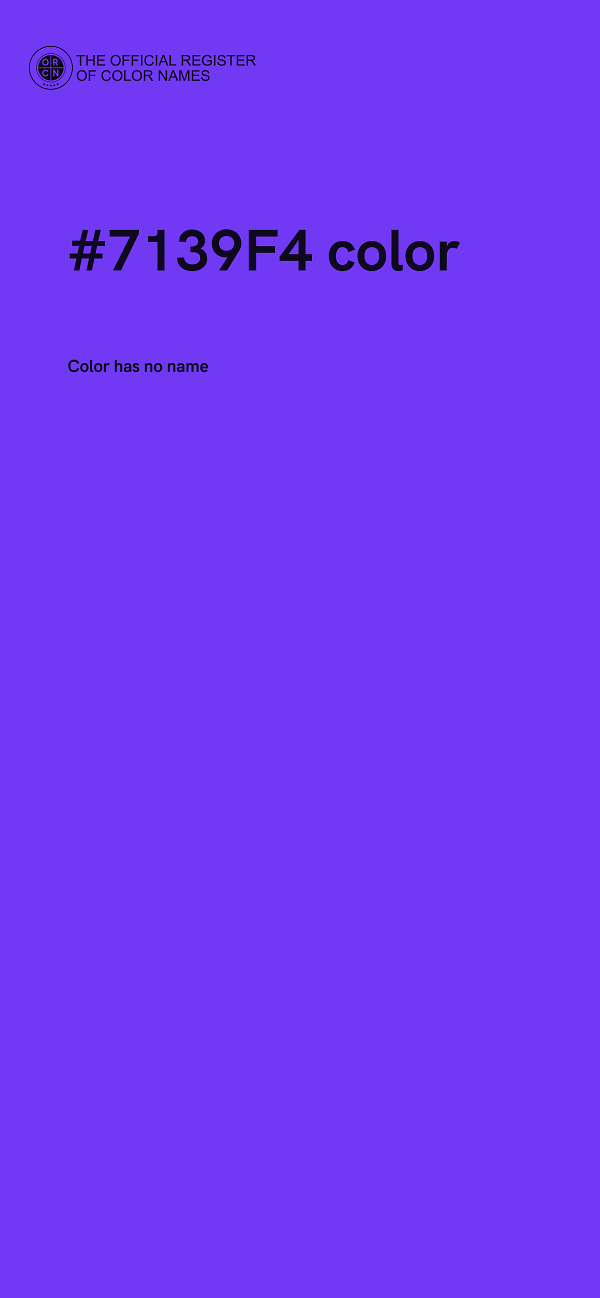#7139F4 color image