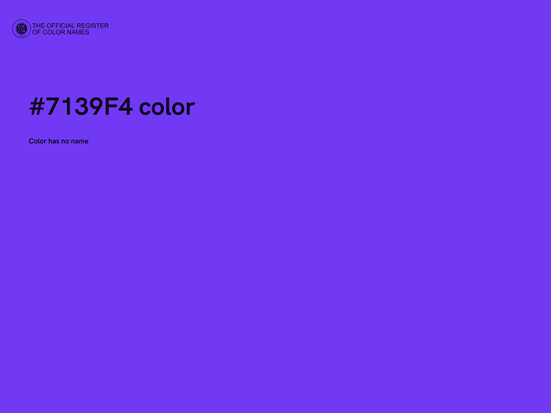 #7139F4 color image