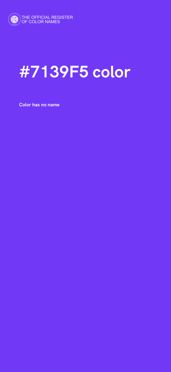 #7139F5 color image