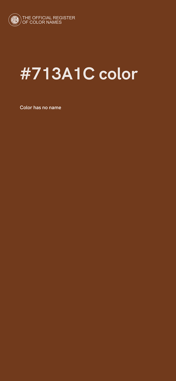 #713A1C color image