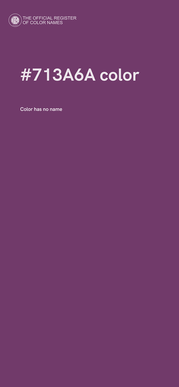 #713A6A color image
