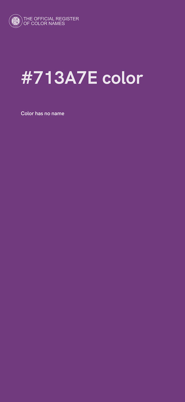 #713A7E color image