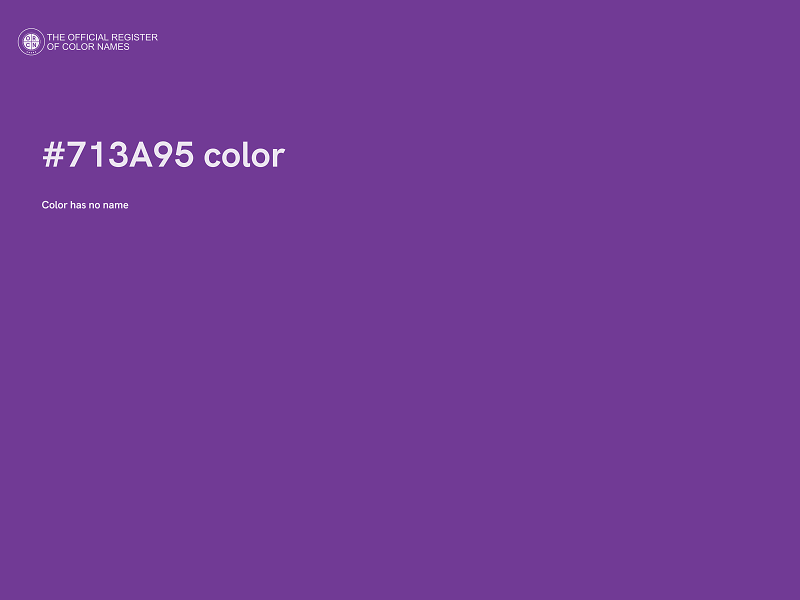 #713A95 color image