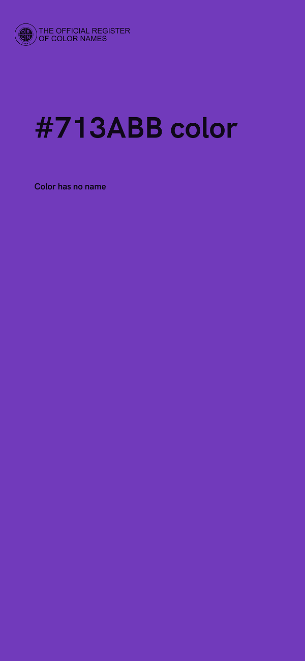 #713ABB color image
