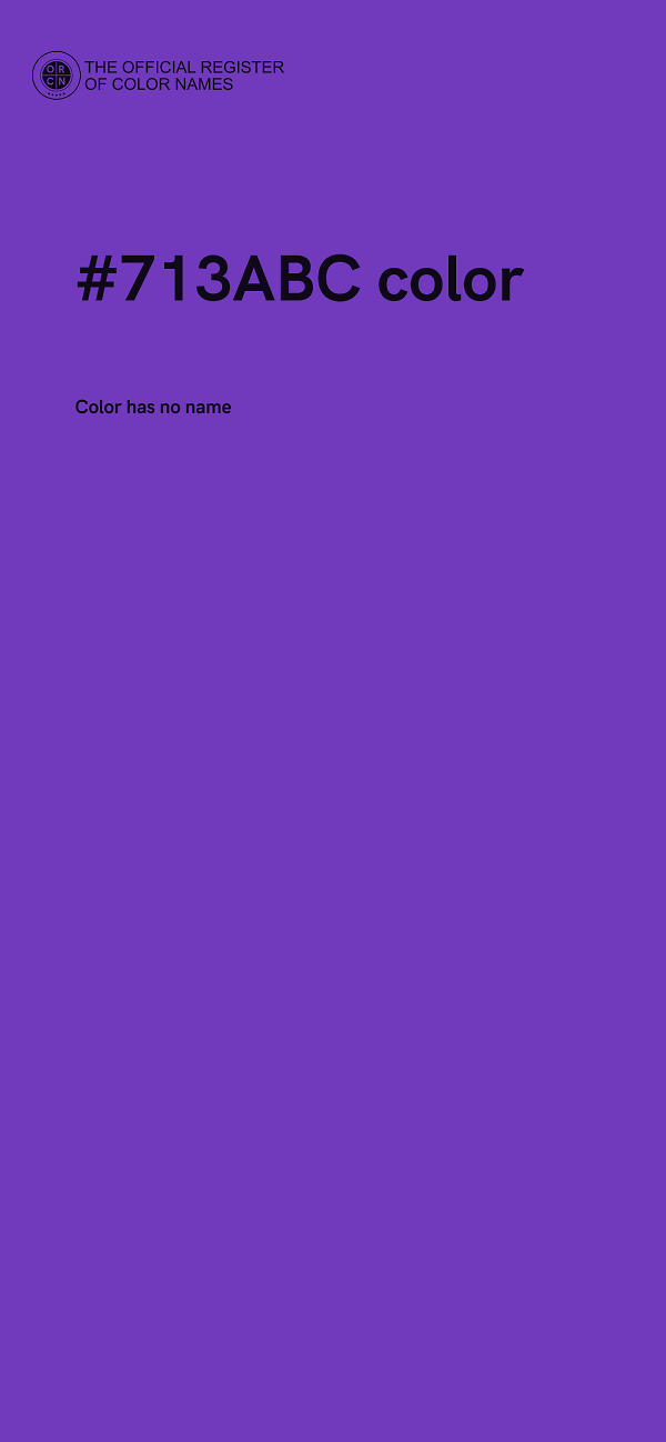 #713ABC color image