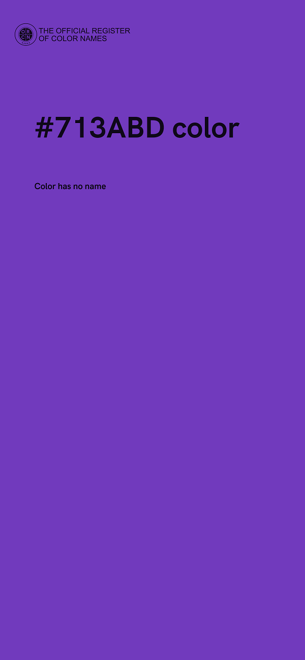 #713ABD color image