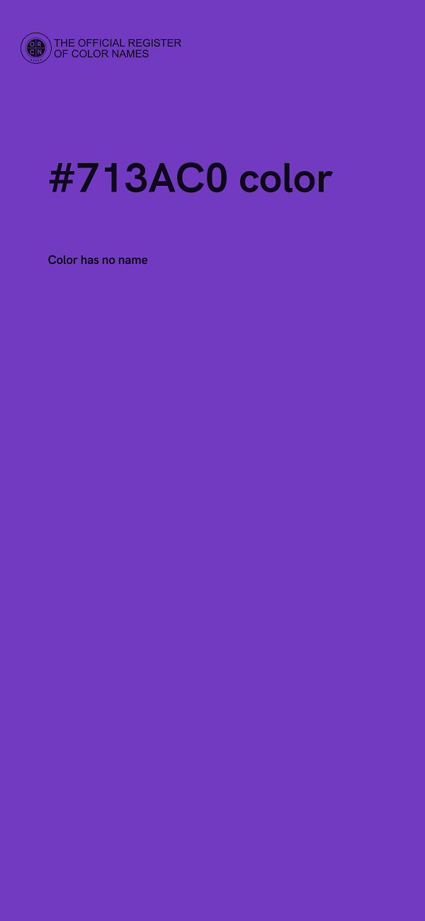 #713AC0 color image