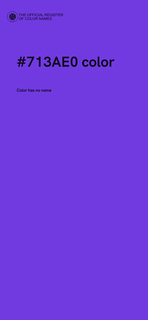 #713AE0 color image