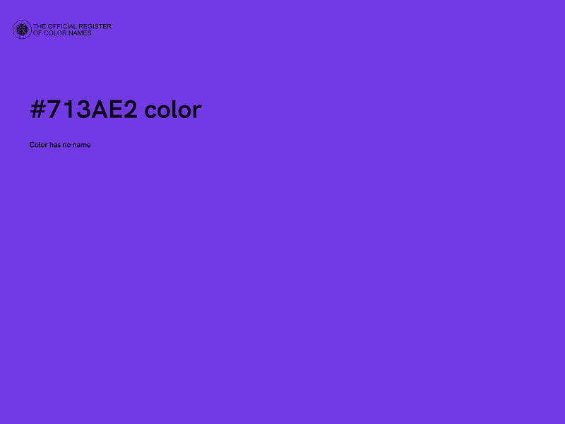 #713AE2 color image
