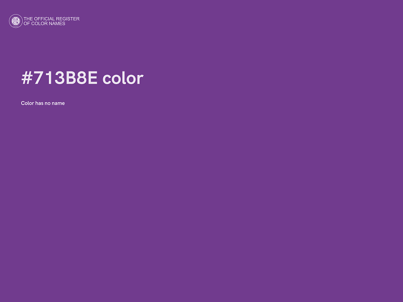 #713B8E color image