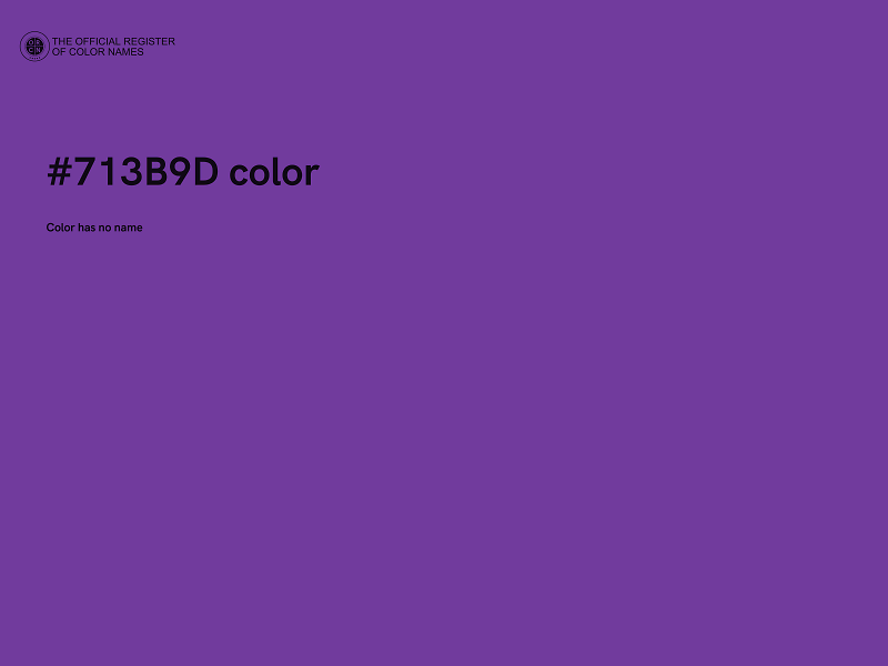 #713B9D color image
