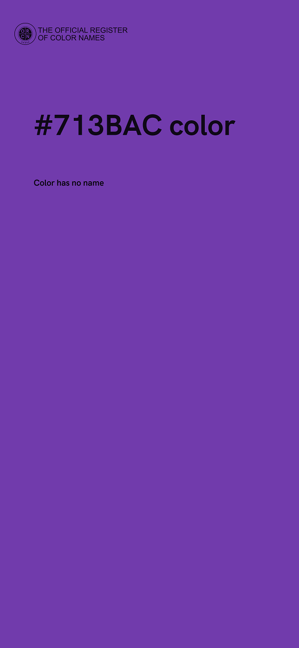 #713BAC color image