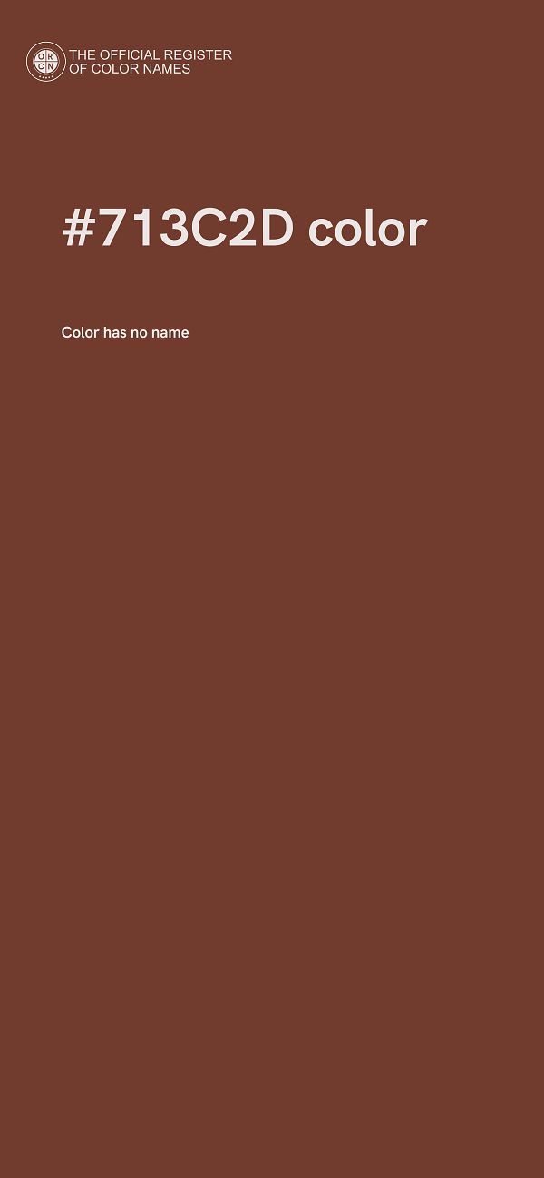 #713C2D color image