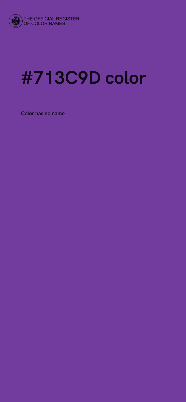 #713C9D color image