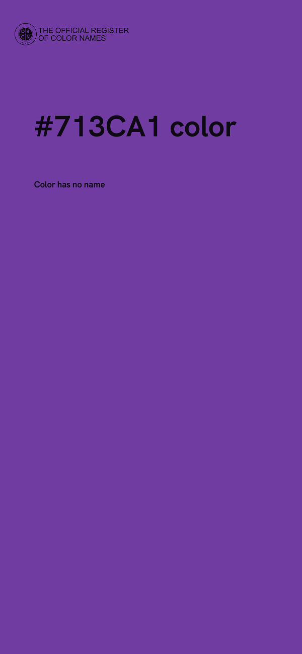 #713CA1 color image